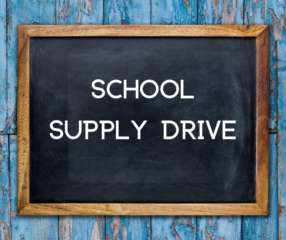 School Supply Drive Morristown United Methodist Church