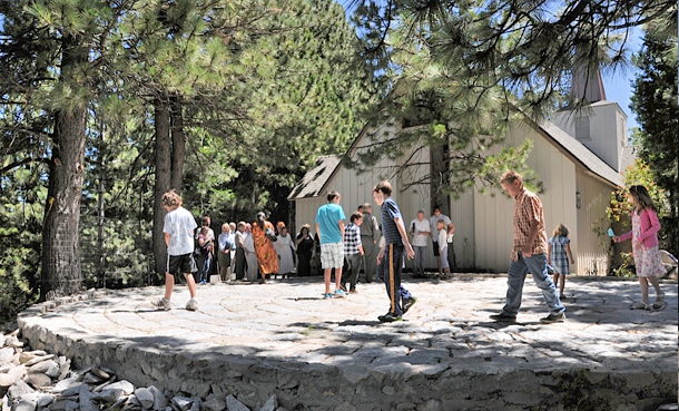 Lake Arrowhead labyrinth