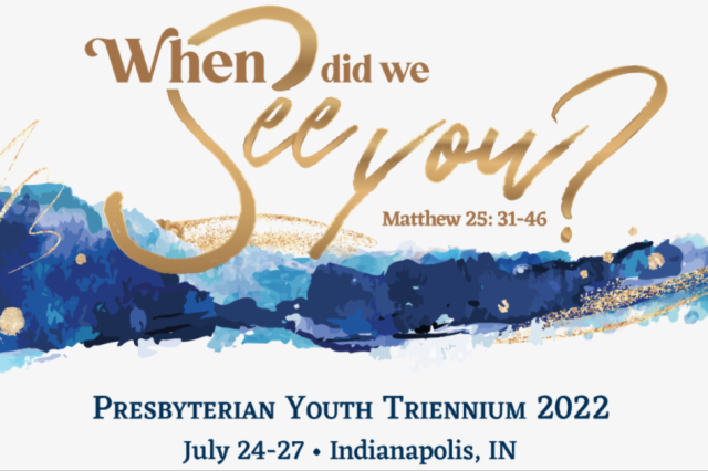 Presbyterian Youth Triennium- coming soon!!
