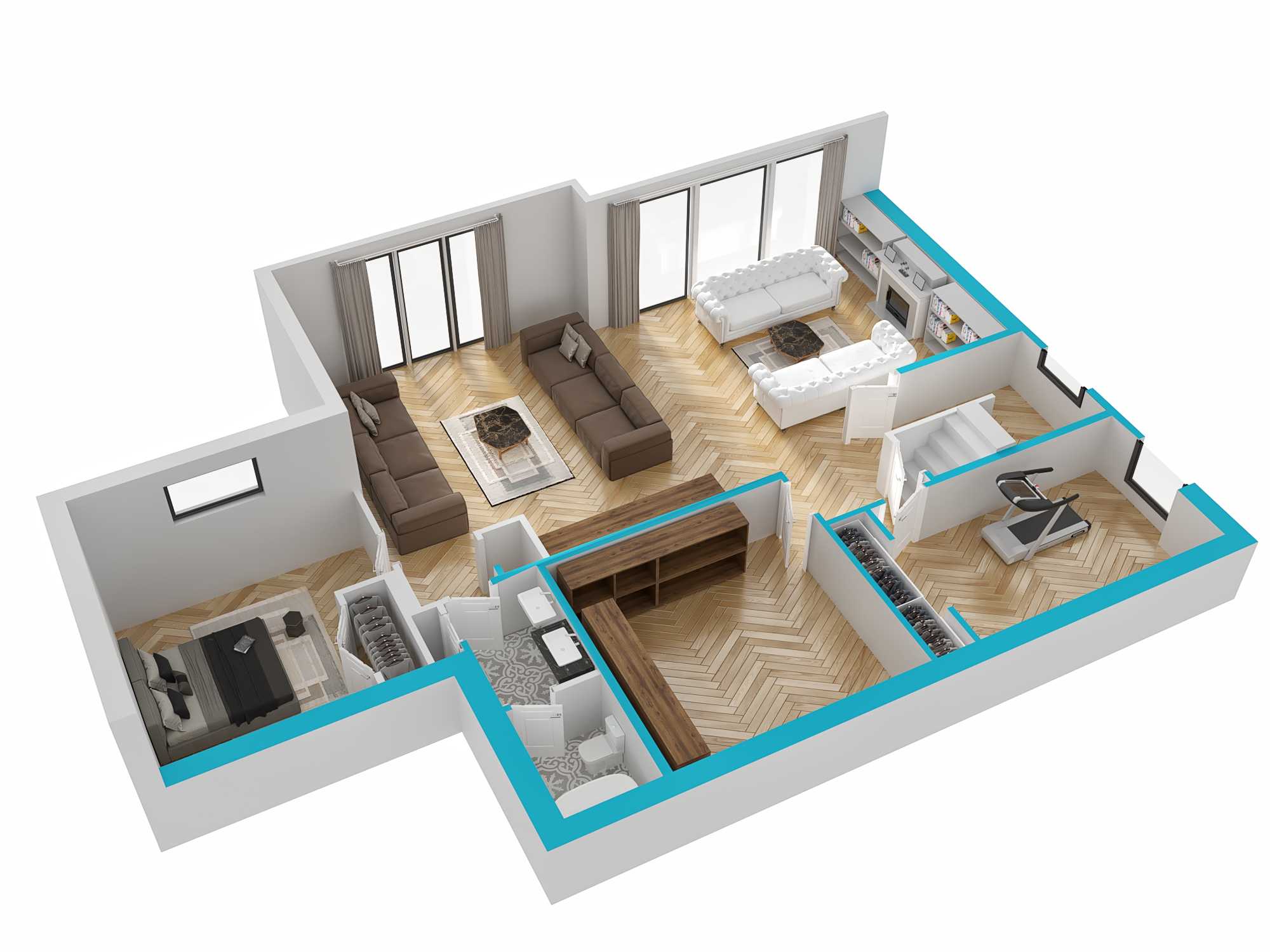 5029RileyLane_LowerFloor